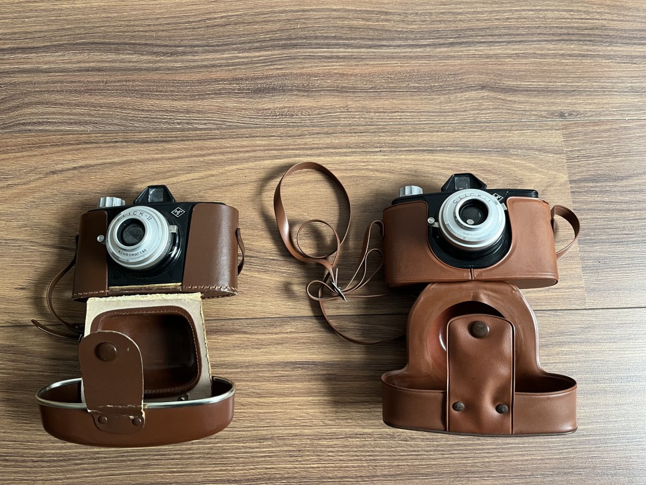 5x analoge fotocamera's
