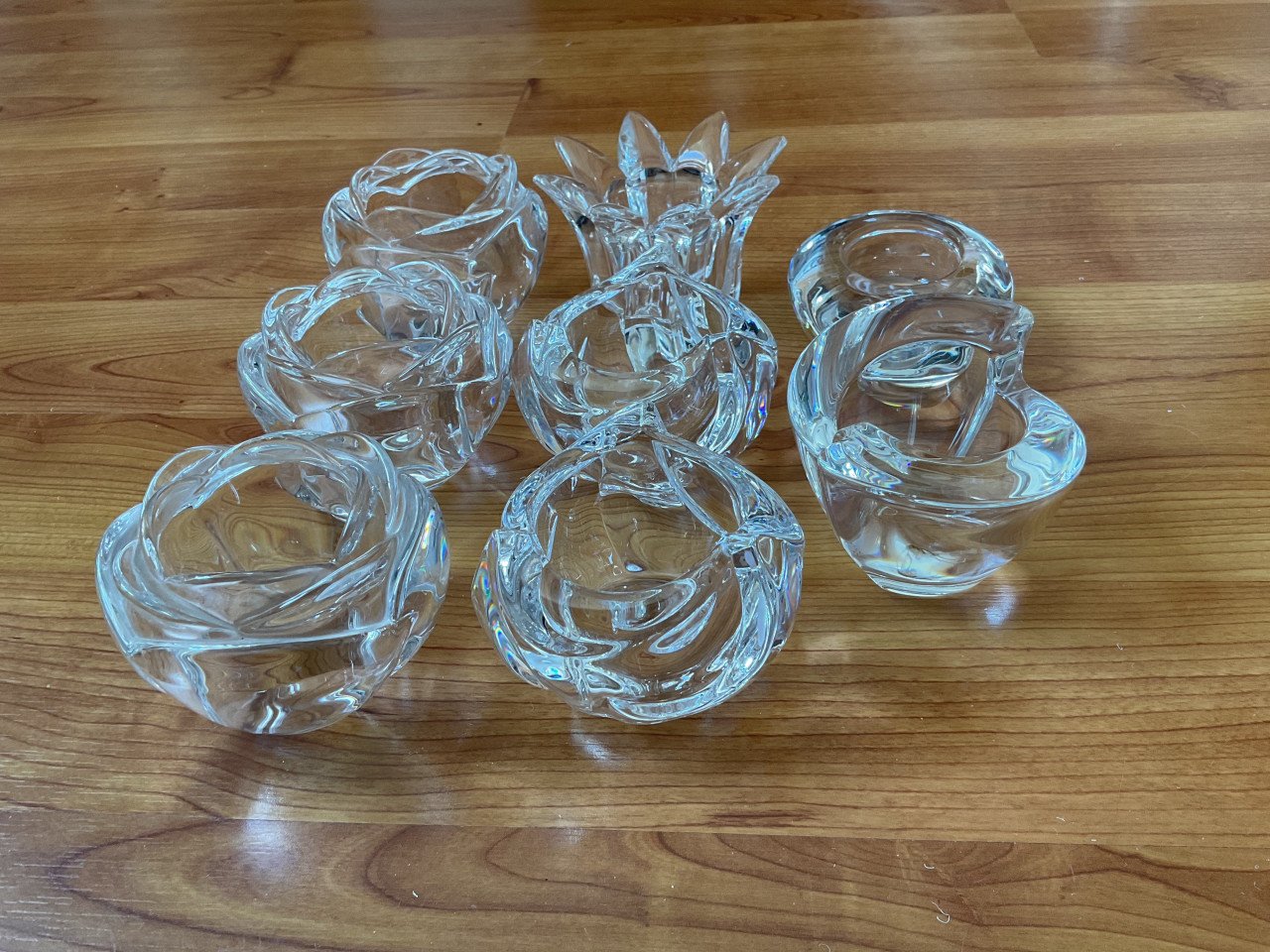 Kristallen sfeerlichtjes 8 stuks