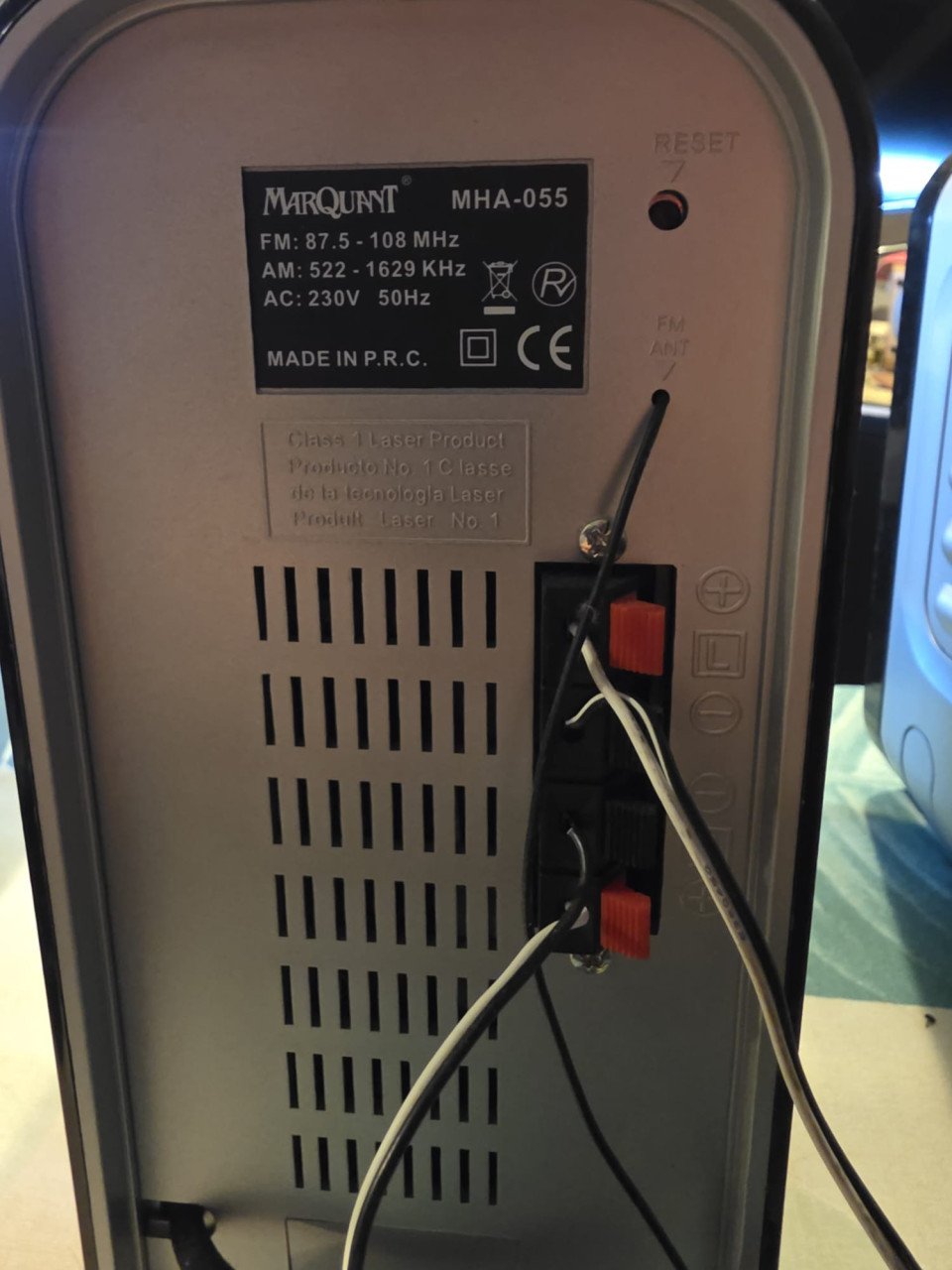 Marquant MHA-55 HiFi stereosysteem CD-speler en wekker