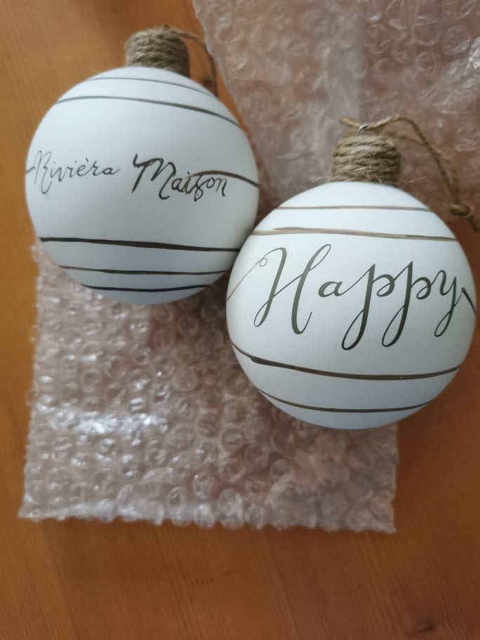 Kerstballen Riviera Maison