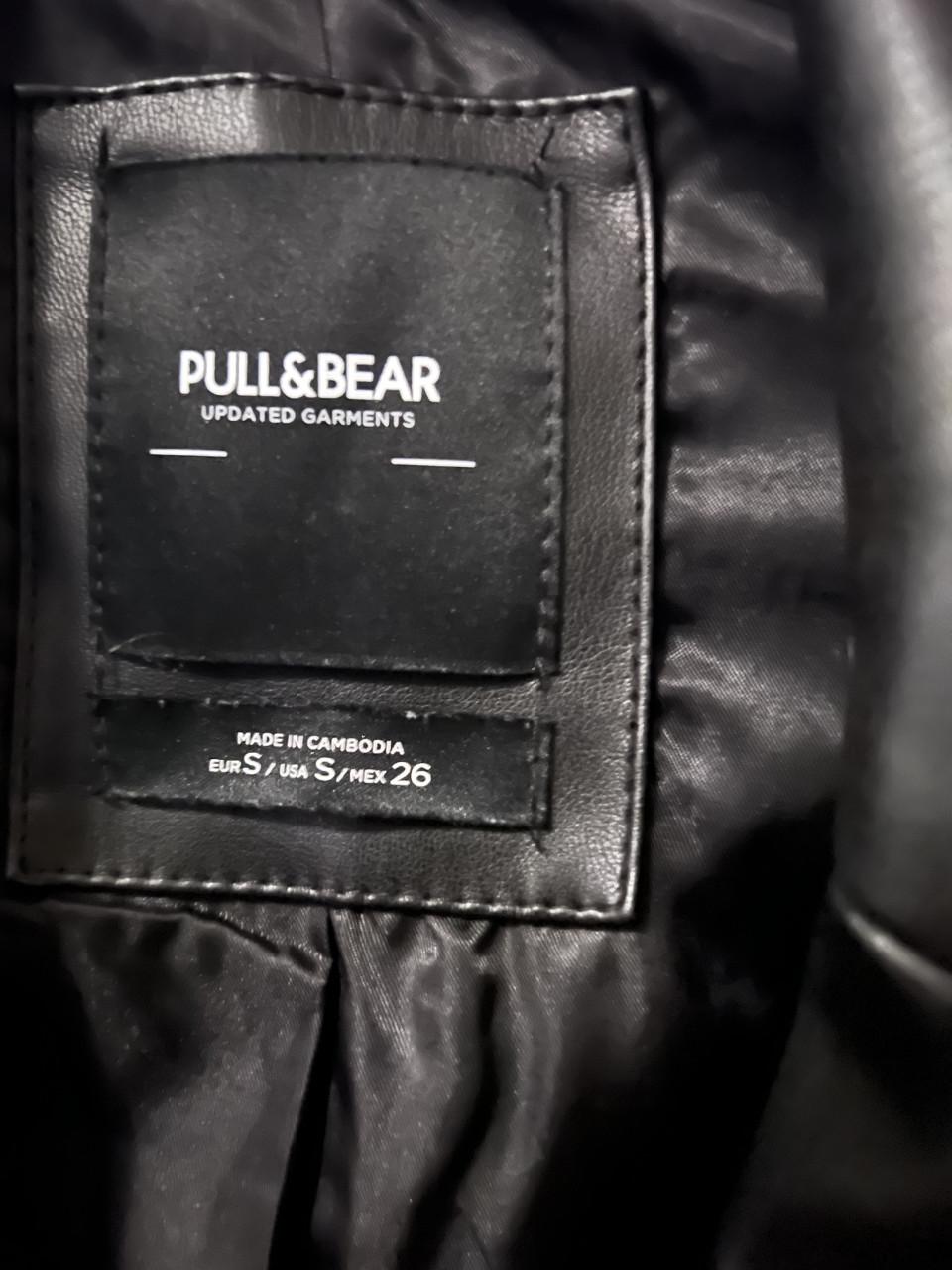 Imitatie leren blazer maat 36