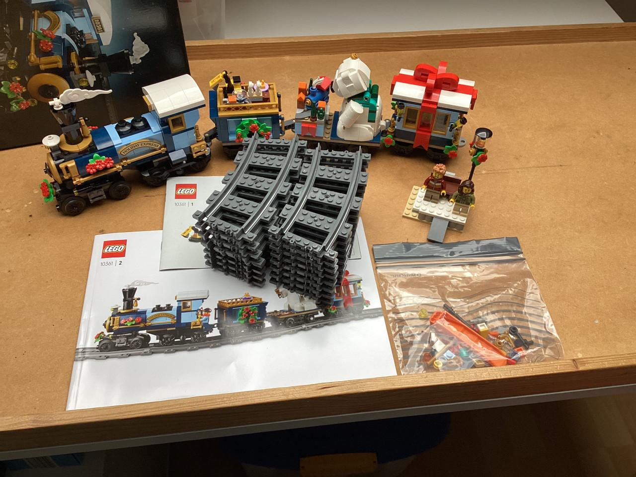 Lego Kerst Feesttrein 10361, 1x gebouwd, z.g.a.n.