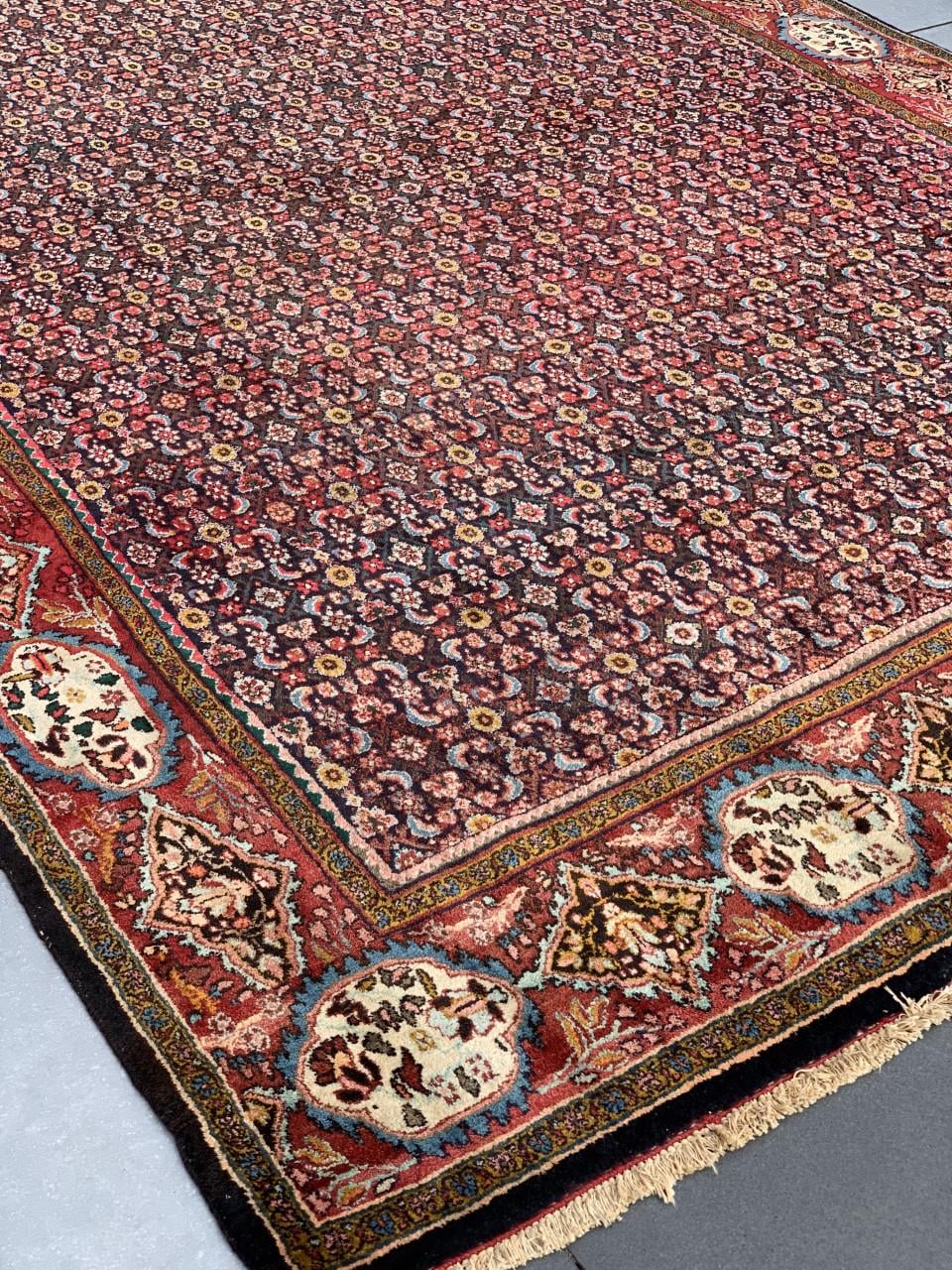 💐Schitterend Sfeervol Handgeknoopt Vintage Vloerkleed💐Zuiver Scheerwol💐