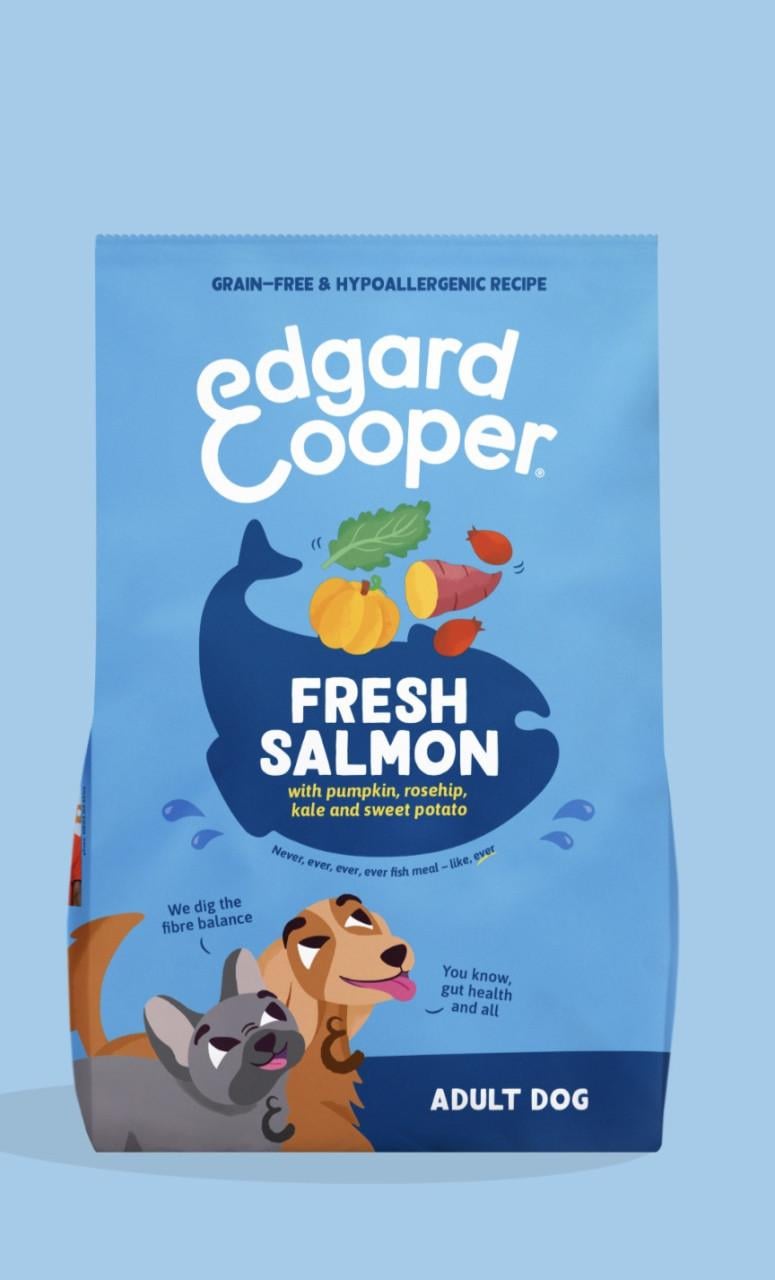 Edgard Cooper hondenvoer, zalm, grote brok, 12 kg (gereserveerd)