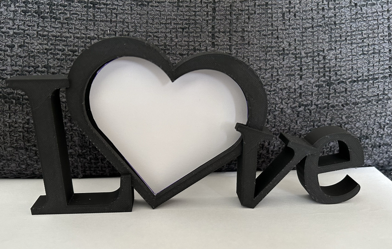 3D printing “Liefdes” cadeaus.