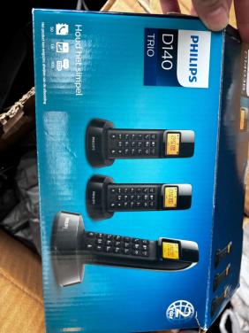 Huistelefoons philips D140 trio nieuw