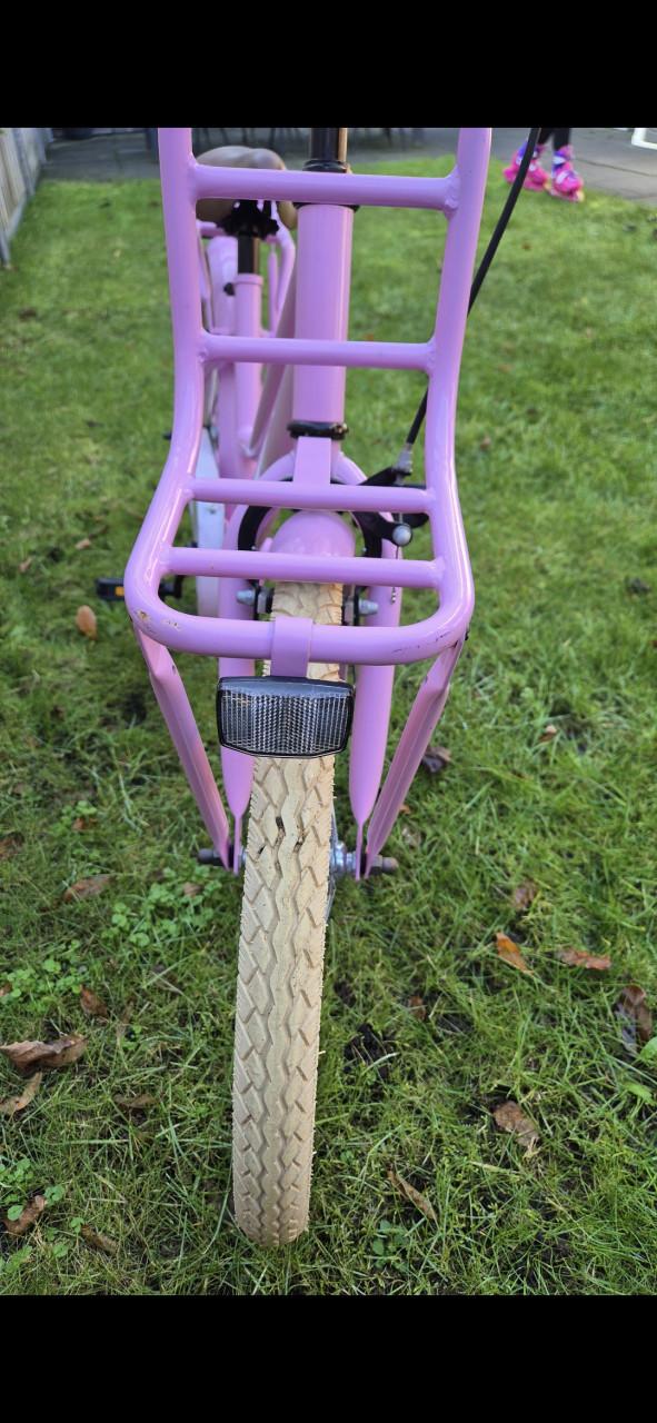 Roze Cortego Liberty meisjesfiets 20 inch