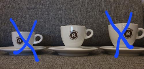 Koffiekopjes/schoteltje  Redbeans 10 stuks