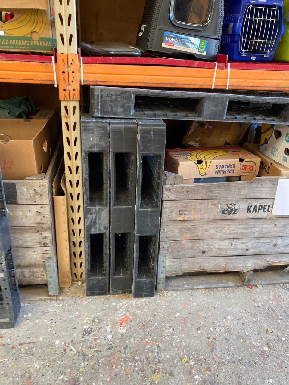 6 Kunststof pallets