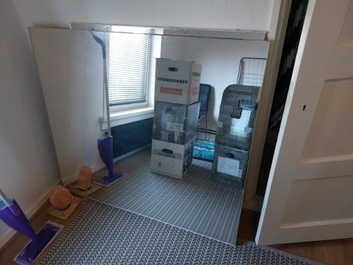 2 grote spiegels (zwaar)