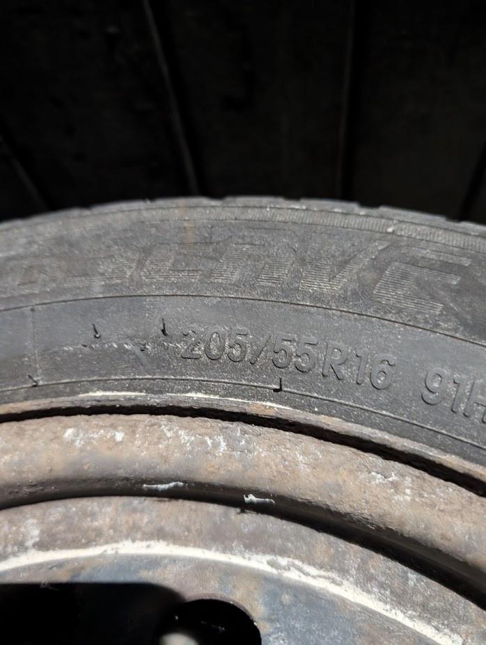 Winterbanden met stalen velgen