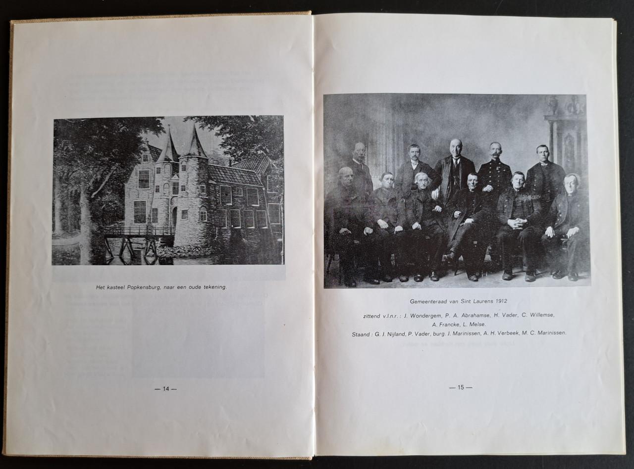 SINT LAURENS EN BRIGDAMME - H v Langevelde - WA Verbeek - 1974