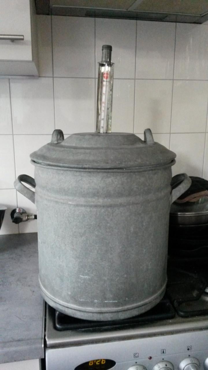 Vintage Weckketel / Inmaakketel met Thermometer