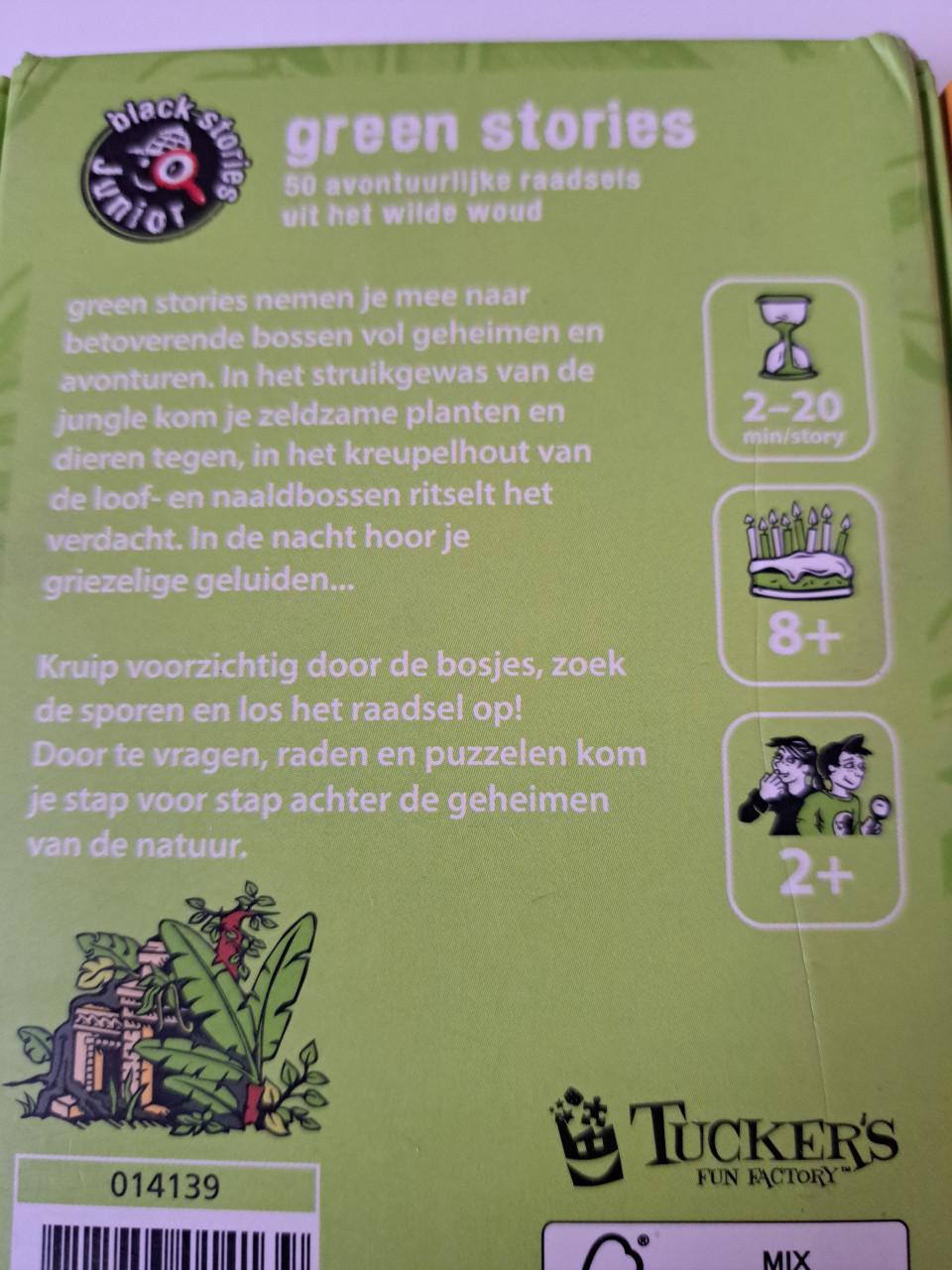 2 NIEUWE KAARTSPELLEN ANIMAL STORIES EN GREEN STORIES