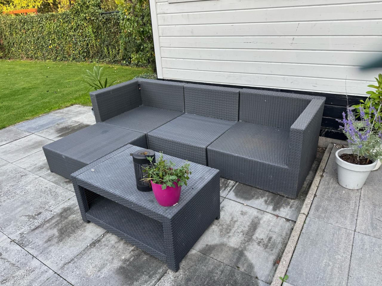 Tuinset met kussens