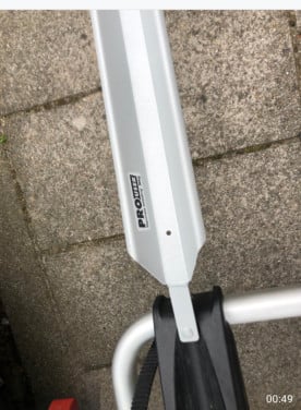 Oprijgoot voor fietsdrager