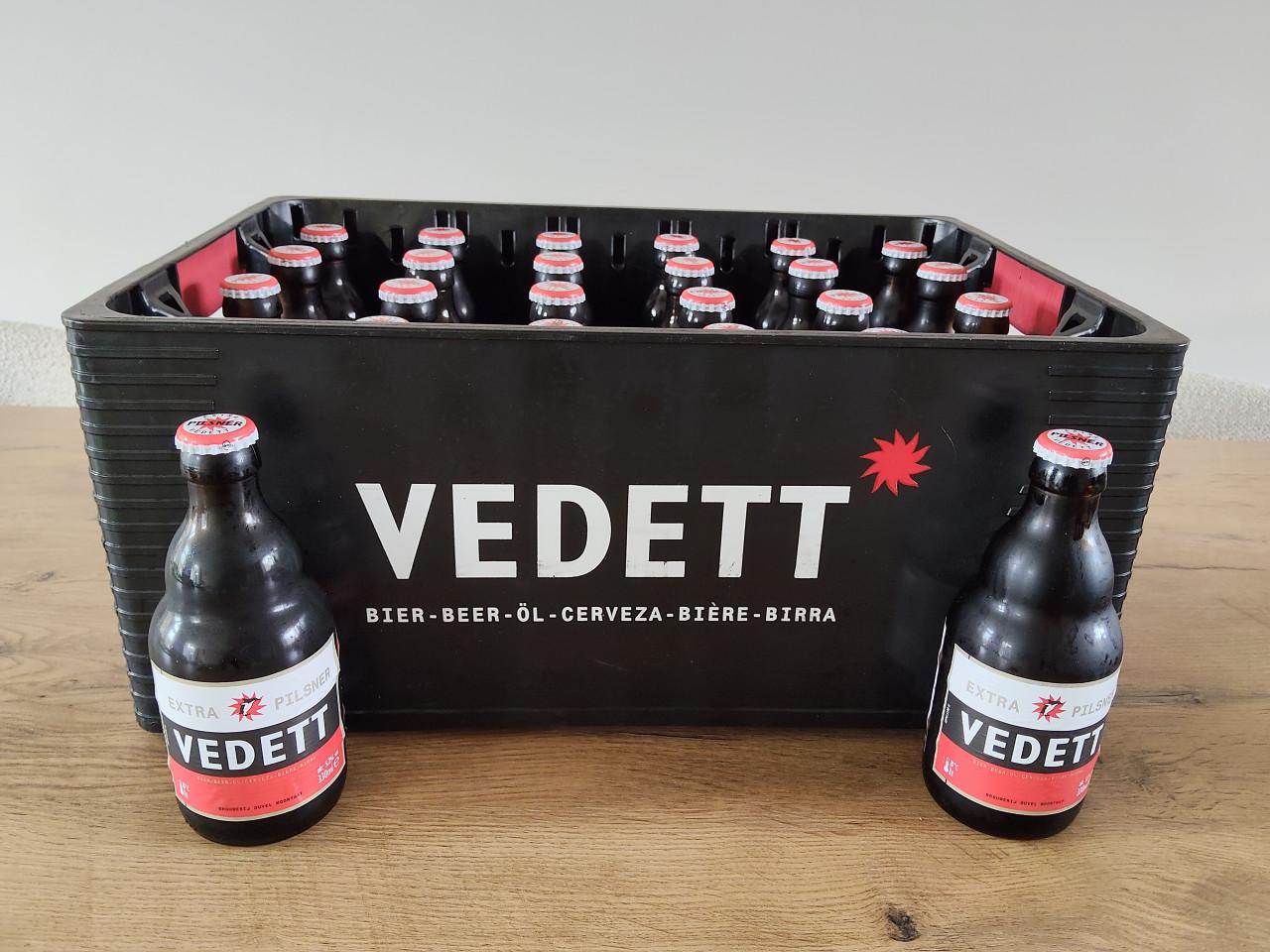 2 kratten Vedett Extra Pilsener inclusief statiegeld