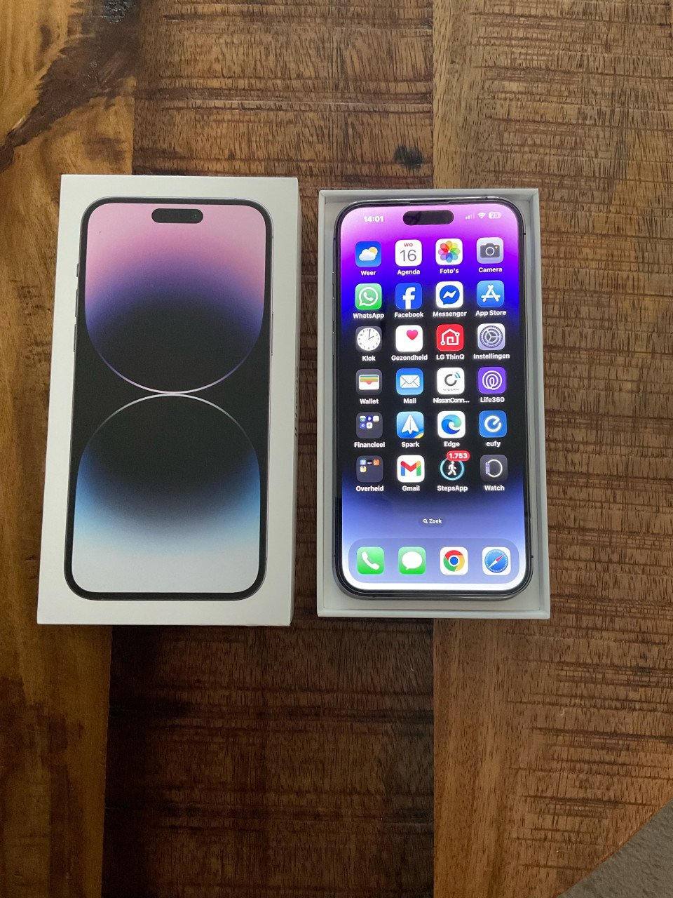 2 x iPhone 14 Pro Max 128gb Deep Purple(€600 p.s)