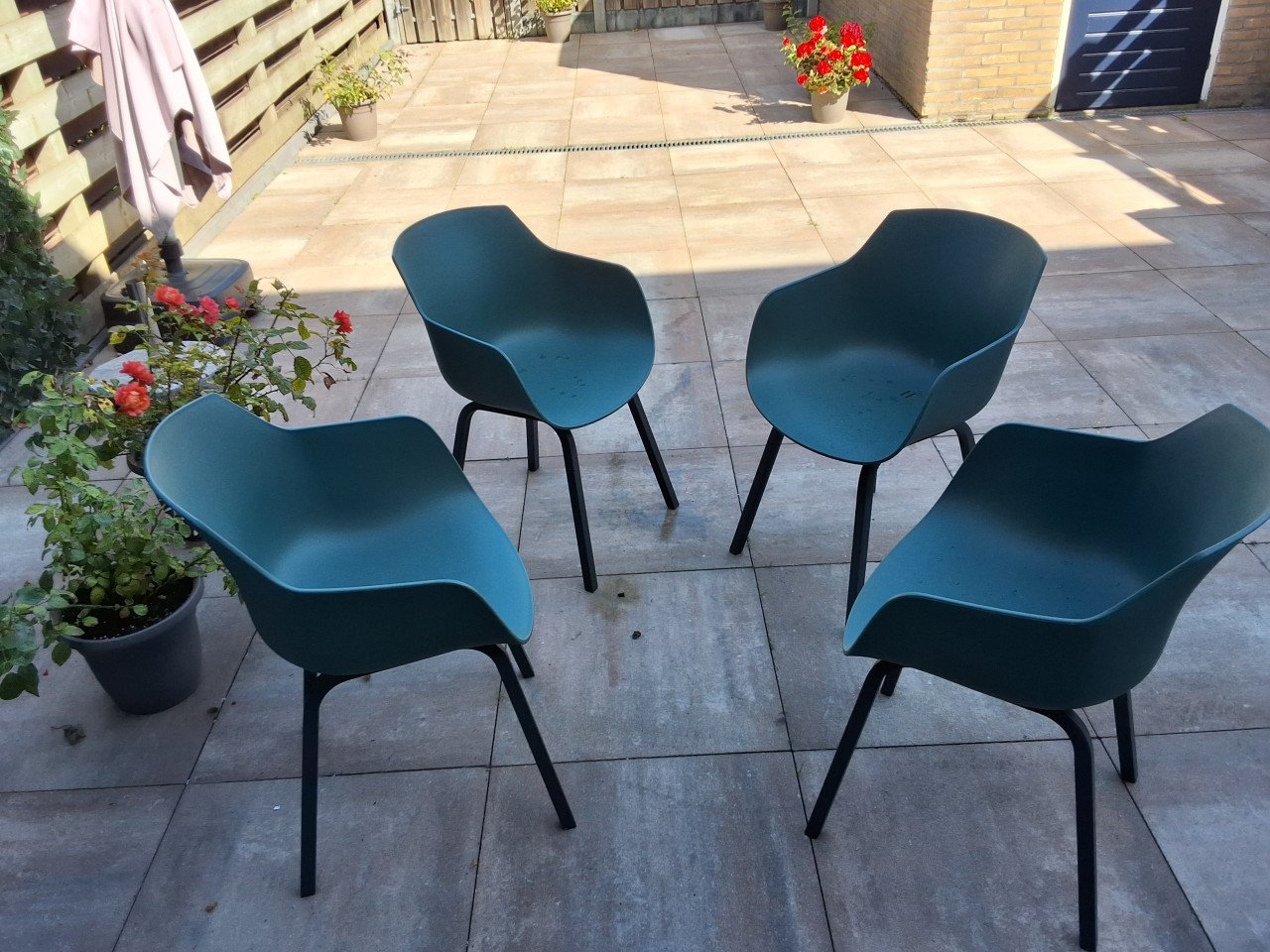Kuipstoelen 4 stuks nog nieuw