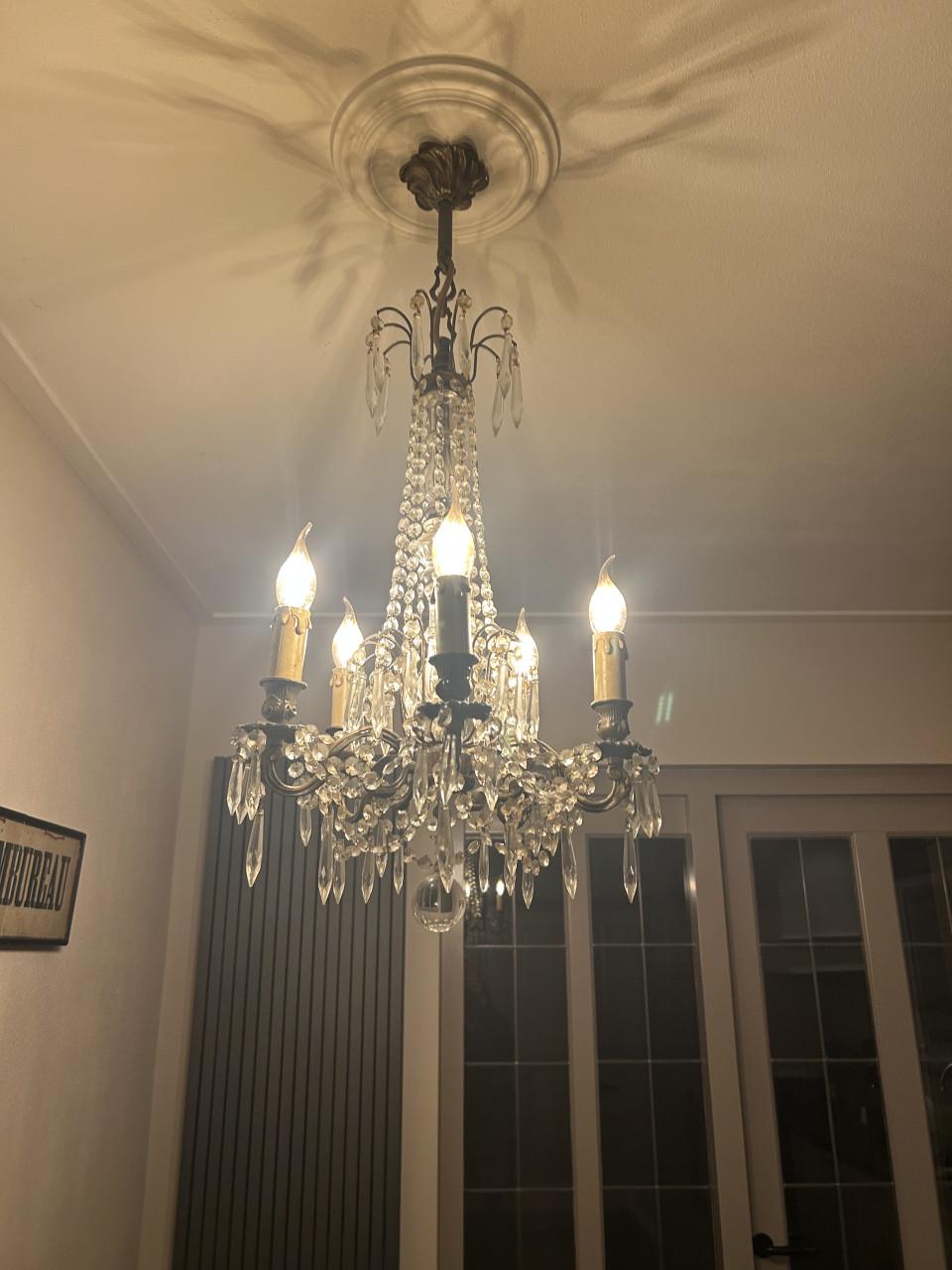 Te koop, mooie kroonluchter