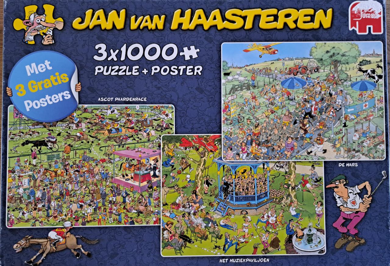 Doos met 3 JvH puzzels