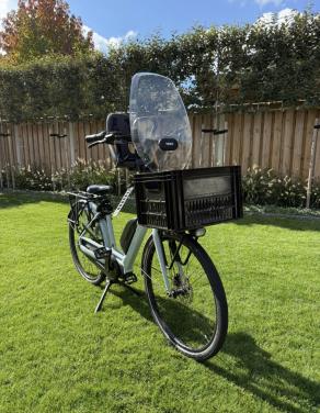 Thule Yepp fietsstoeltje en windscherm