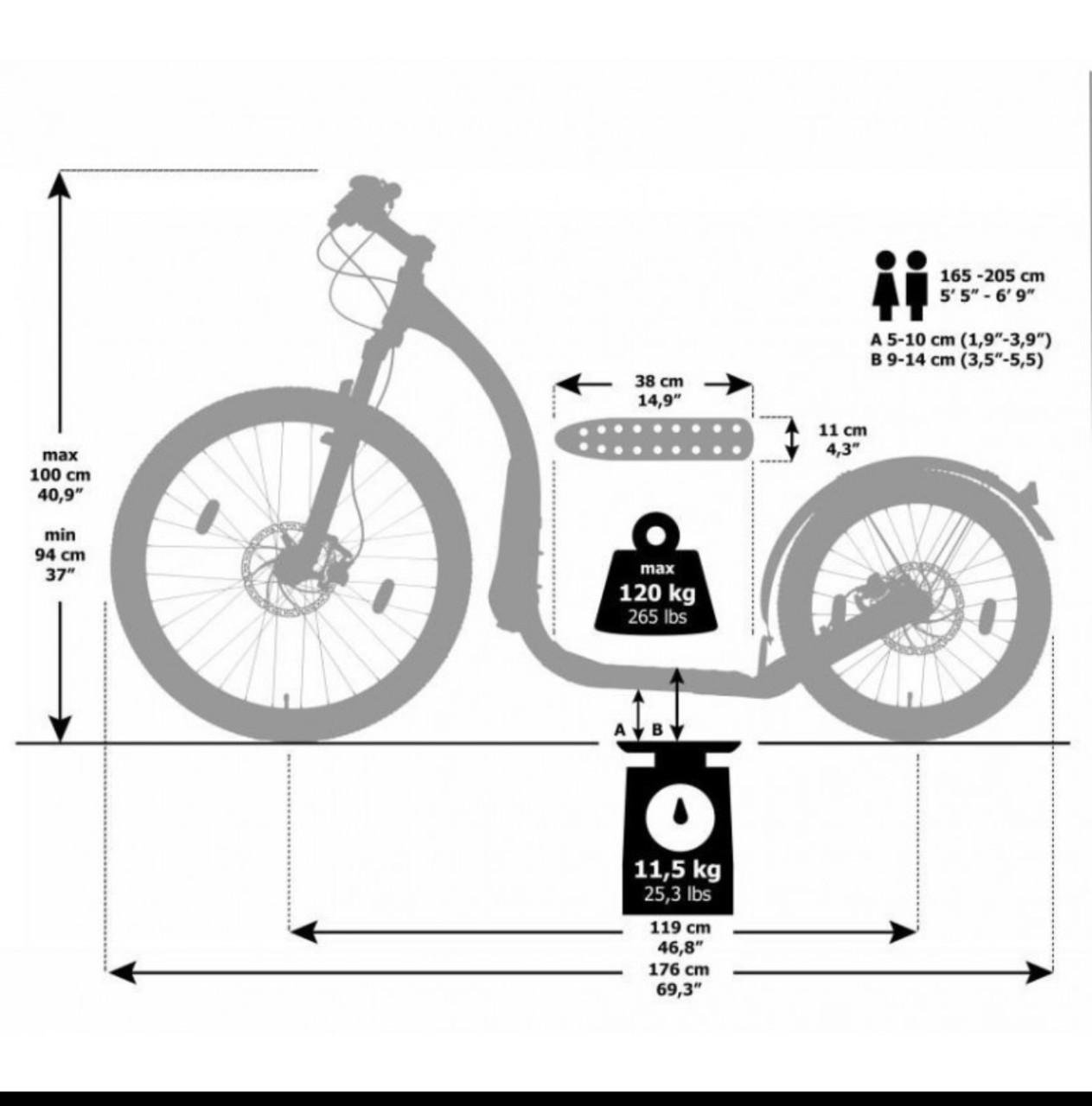 Kickbike Cross Max step