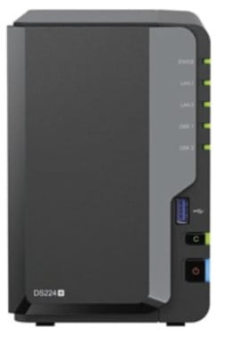 NAS server Synology DS224+ / met extra geheugen.