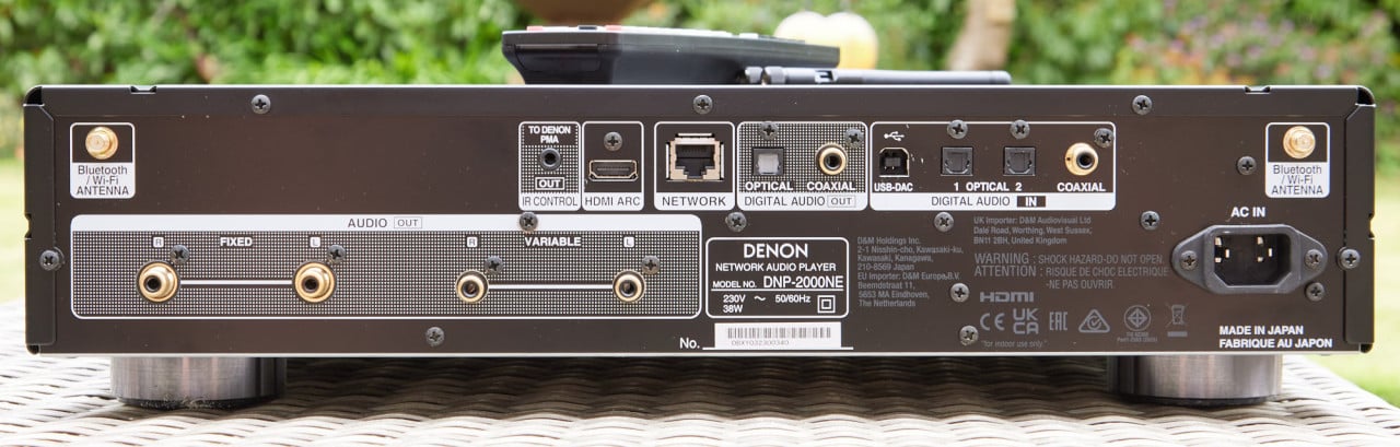 Denon DNP-2000NE streamer/DAC/voorversterker, zwart