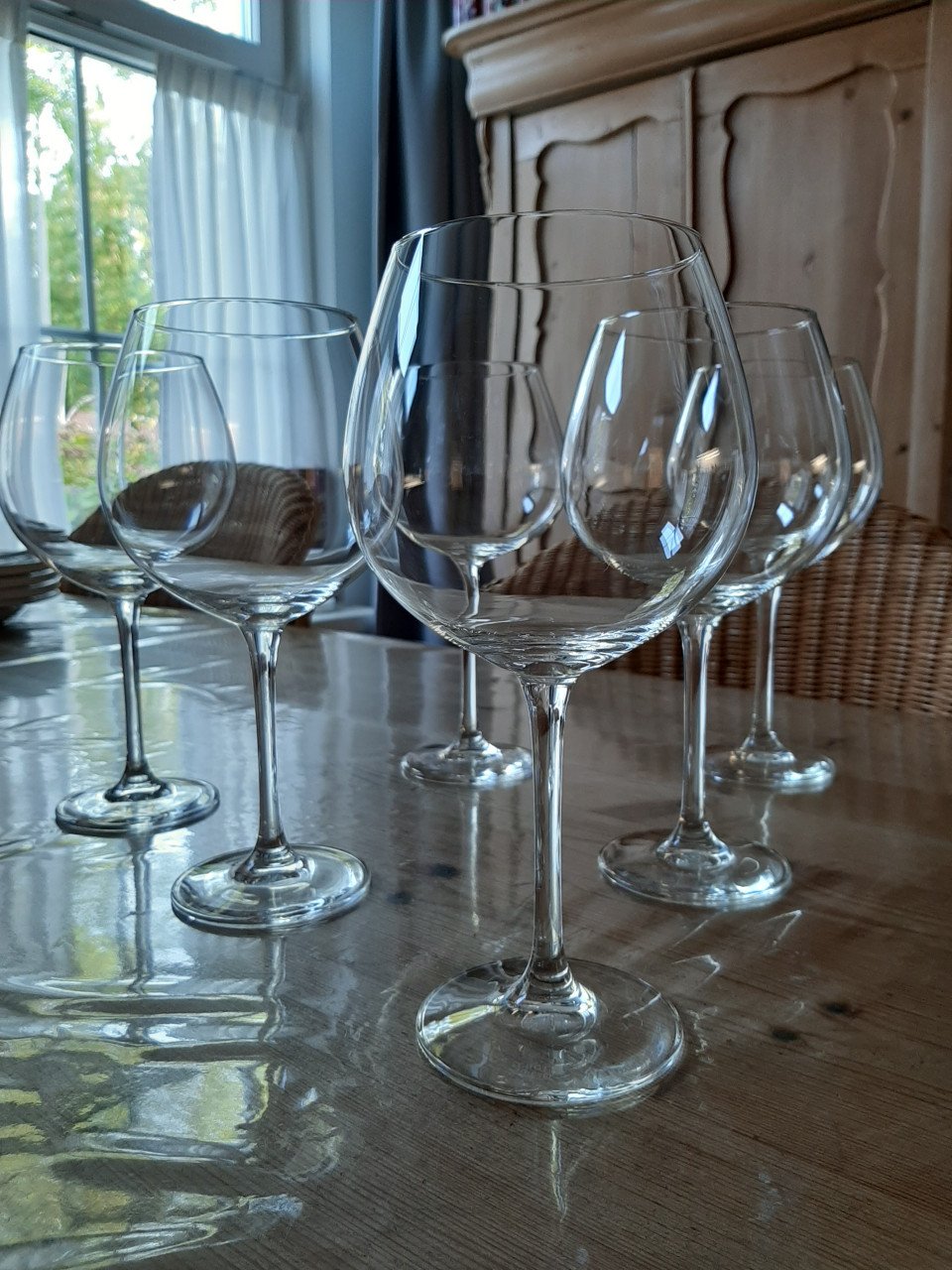 6 SCHOTT ZWIESEL , TRITAN - GIN TONIC GLAZEN - NIEUW IN DOOS - KRISTAL