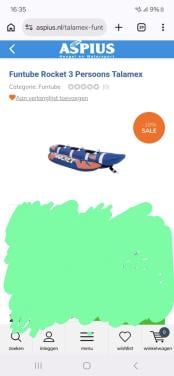 Funtube banaan 3 persoons