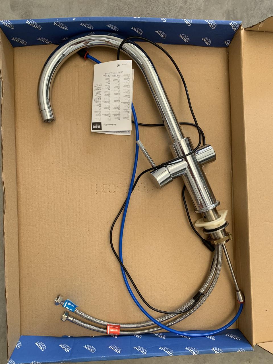 Grohe Blue Home gekoeld, gefilterd en bruisend drinkwater