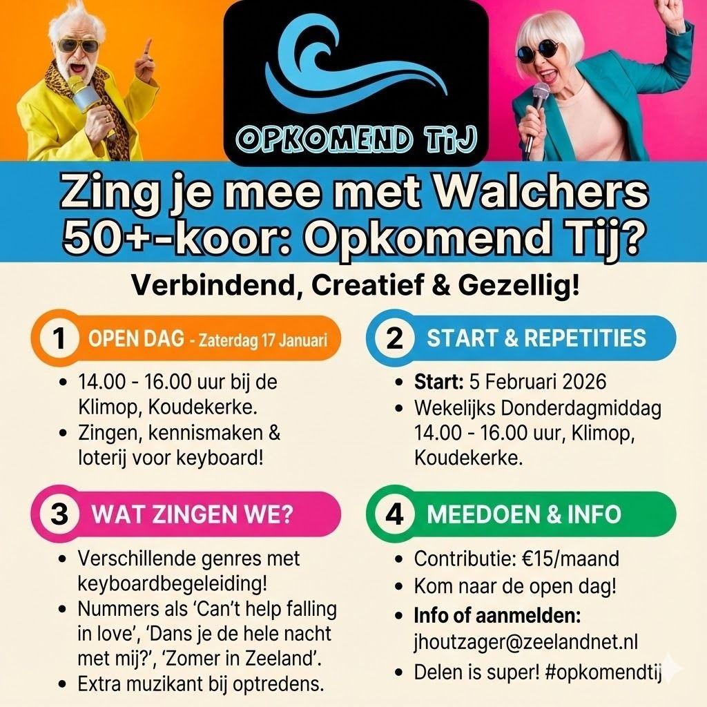 Zingen in Walchers 50+ koor