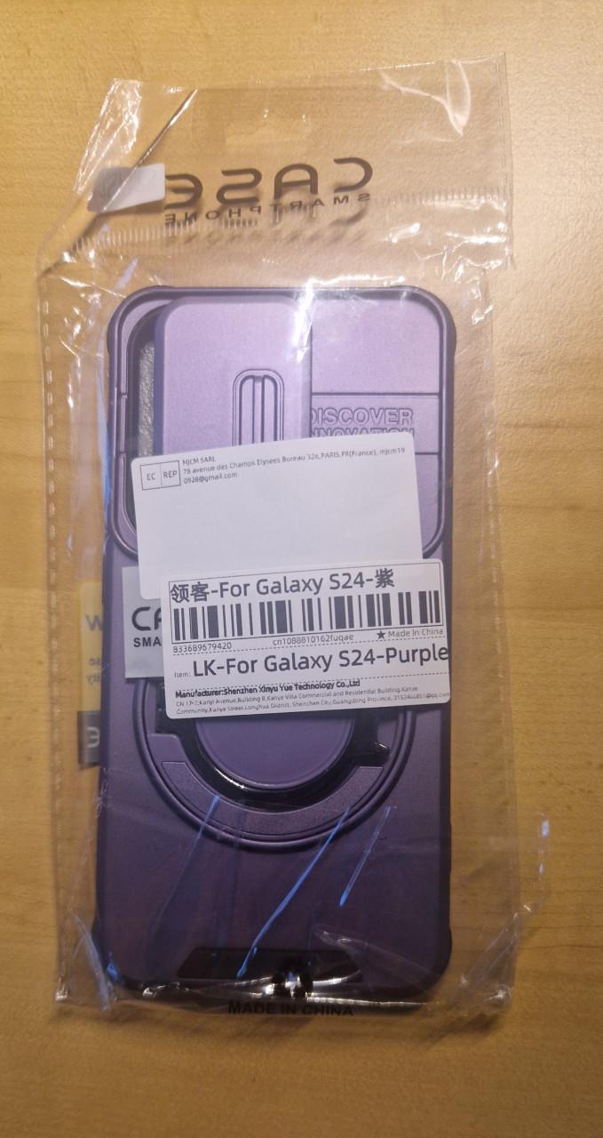 Telefoonhoesje voor Samsung Galaxy S24 purple