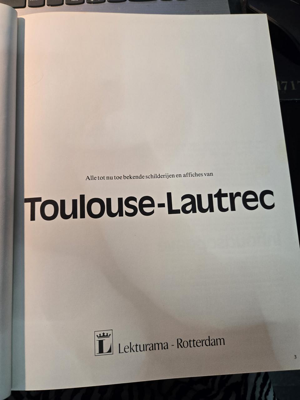 Boek:Meesters der schilderkunst Toulouse-Lautrec  1976 1e druk