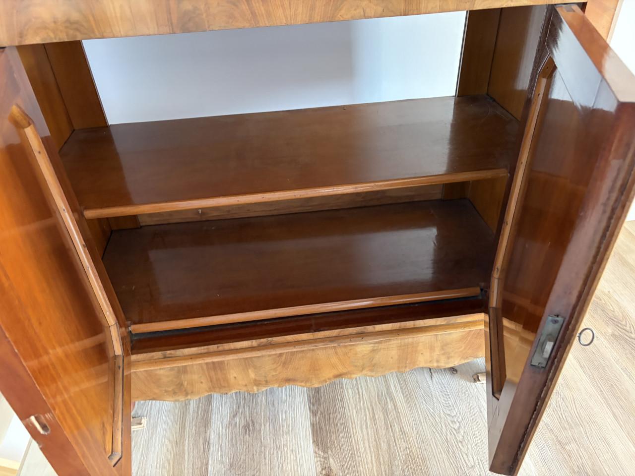 Antieke Biedermeier Secretaire Ladekast Klepkast