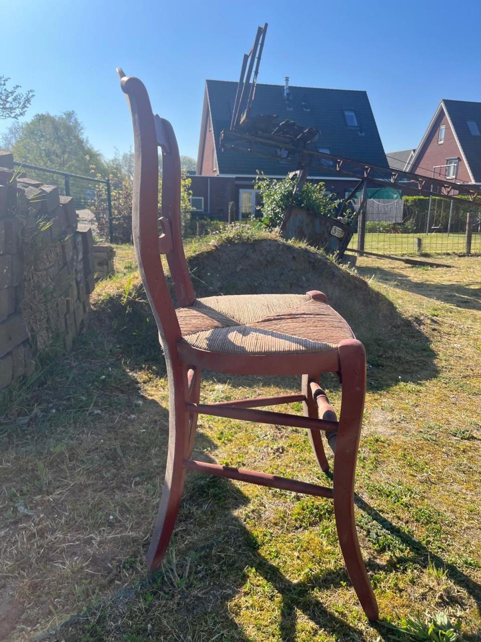 Biedermeier stoel, antiek