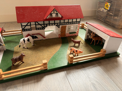 Speelgoedboerderij met dieren