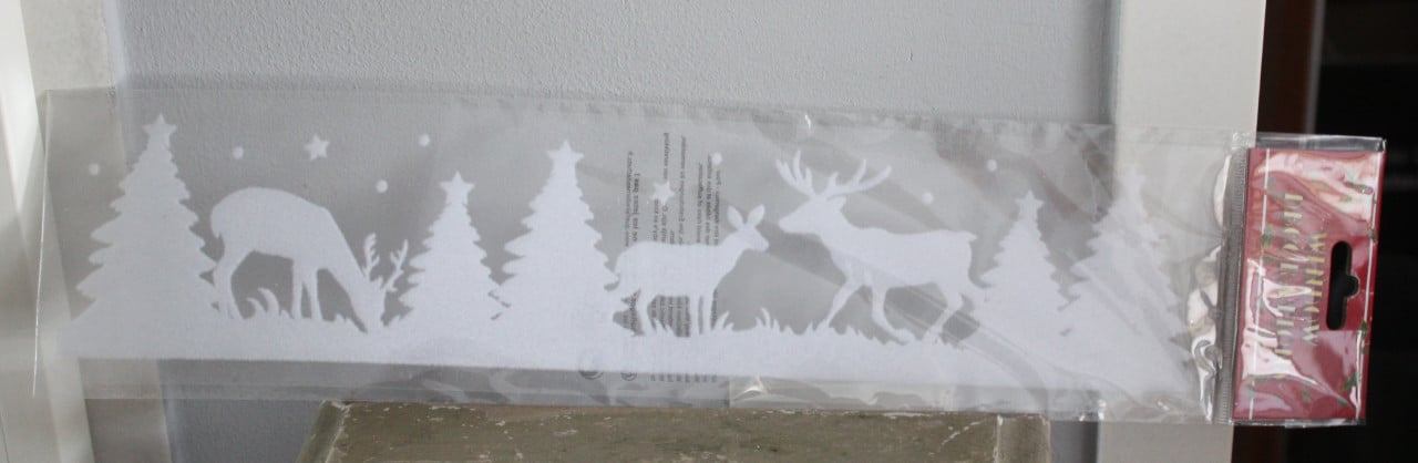 Nieuw in verpakking raamdecoratie stikker