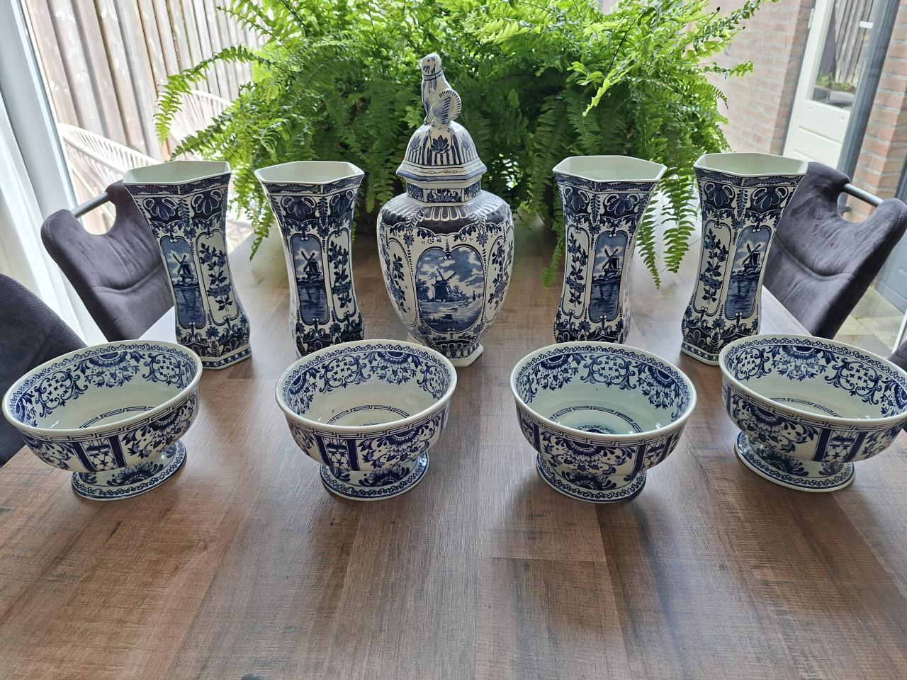 Delfts blauw vazen