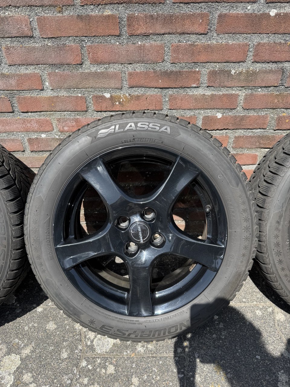 Borbet velgenset met winterbanden 195/55 R16
