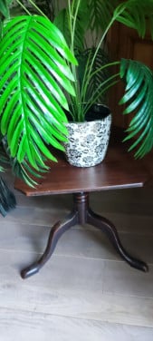 Teakhouten plantentafeltje / bijzettafeltje