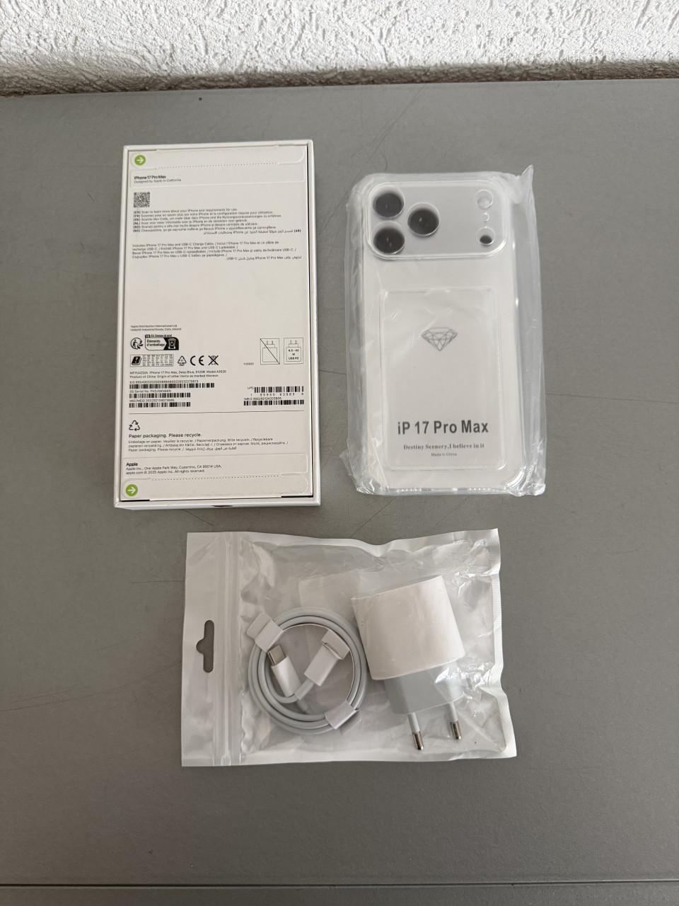 IPhone 17 Pro Max - 512 GB - Deep Blue - HELEMAAL NIEUW –