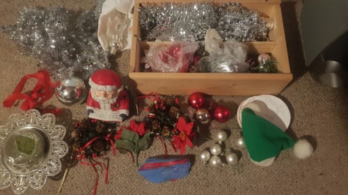 Partij kerstspullen