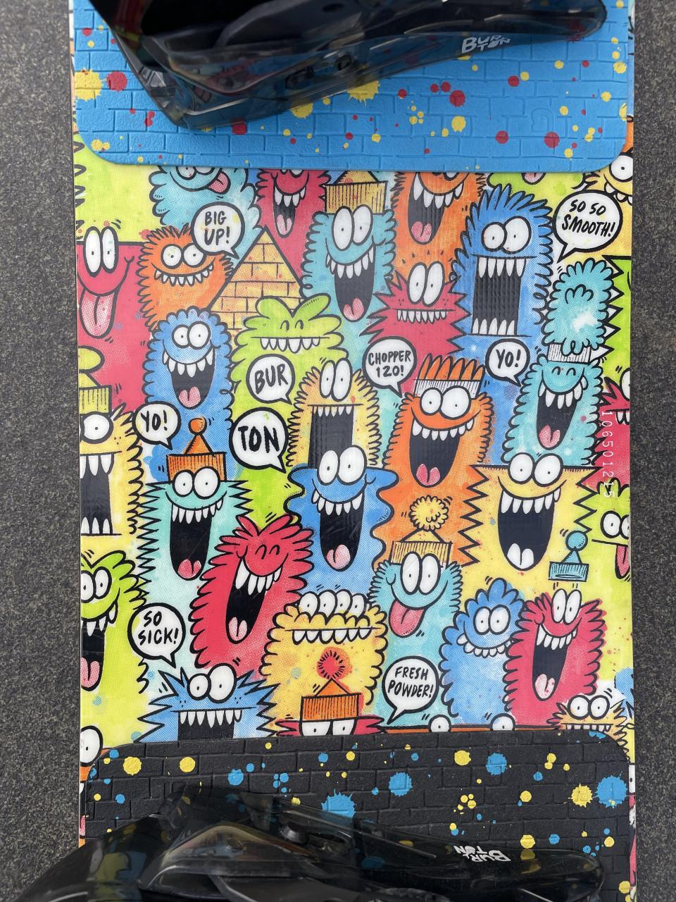 Snowboard set Burton 120cm kids met bindingen en schoenen