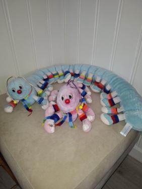 2x duizendpoot knuffel