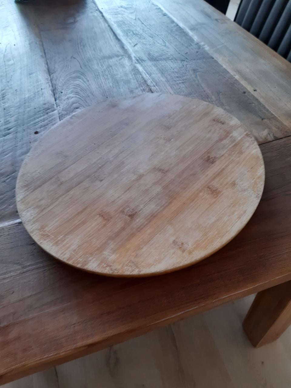 Houten plateau in goede staat