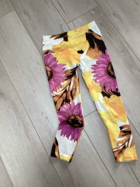 Nieuwe fleurige legging mooie kwaliteit maat L