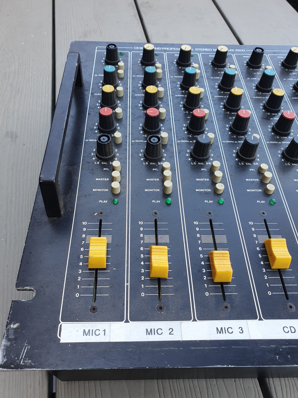 Mooie vintage Ohio sound professional stereo mixer MX 2500...