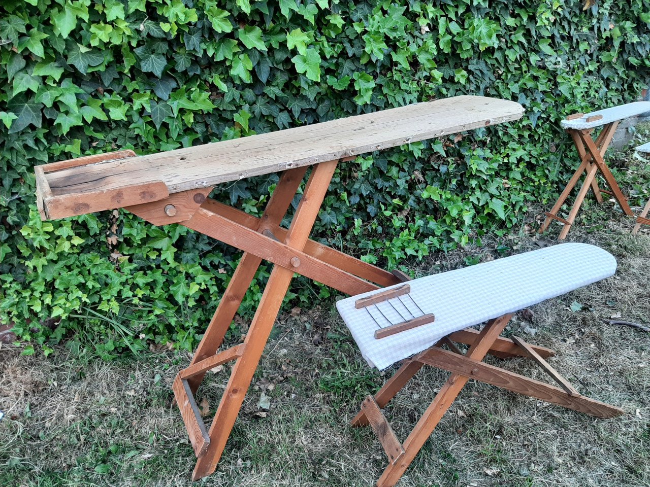 Oude houten strijkplanken 5 stuks